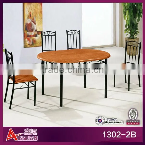 1302-2B Hot Sale Chinese Unique Chromed Dining Table