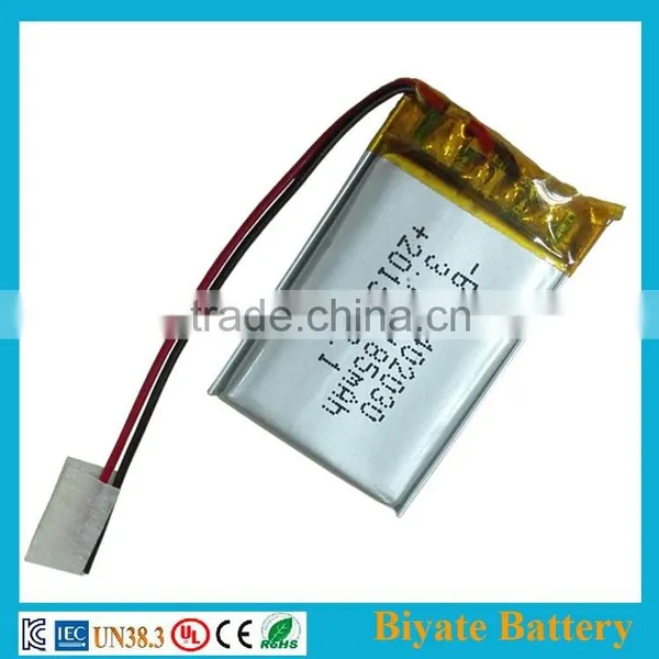 402030 185mAh Rechargeable 3.6v Lipo Battery for Smart Bracelet photo-3