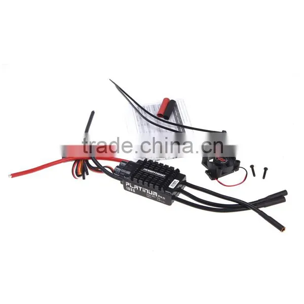 Original Hobbywing Platinum 100A V3 High Performance ESC for Align TREX 550 600 700 Helicopter Fixed Wing ESC photo-3
