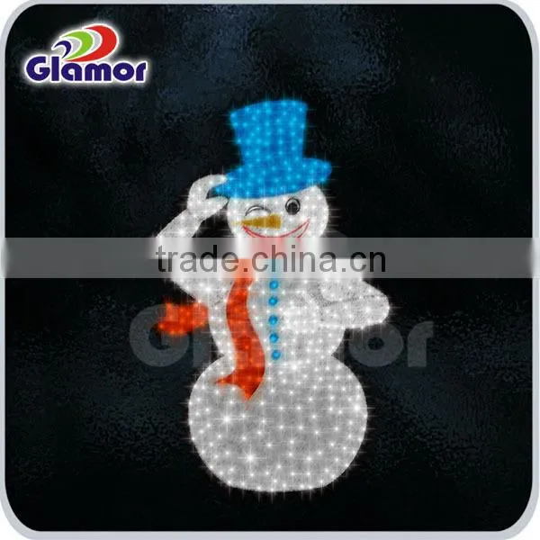 Shopping Mall Christmas Decorations/LED Rope Snowman Motif photo-2