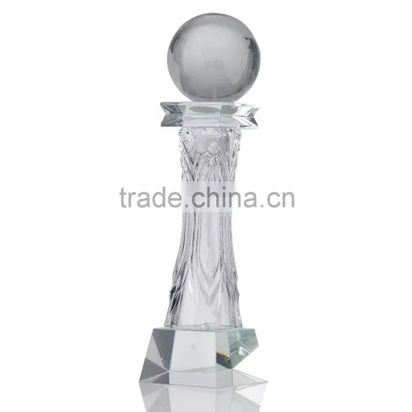 Factory Oem Award With Custom Size Logo Laser Engraving China Crystal Global Trophy photo-3