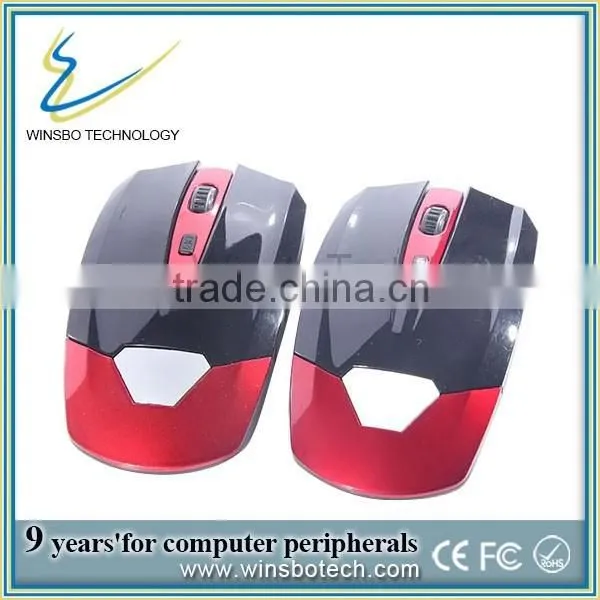 4 Buttons Computer Mouse Optical Wireless Gaming Mouse photo-2