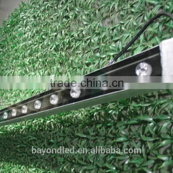High Bright Modern 18w Linear Led Rgb Wall Washer Ip68, 18 Watts 24V Dmx512 Control Led Wall Washer