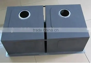 Zero Radius Handmade Stainless Steel Sink 32" x 19" x 10" Double Bowls (cUPC Approved,very Competitive Price!) photo-5