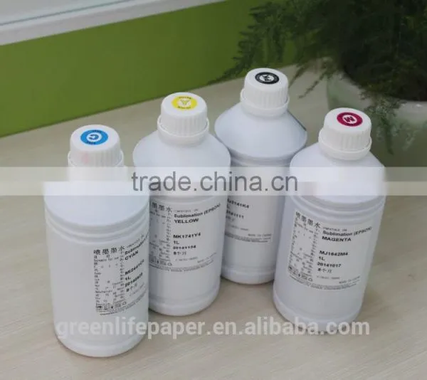 CMYK sublimation ink