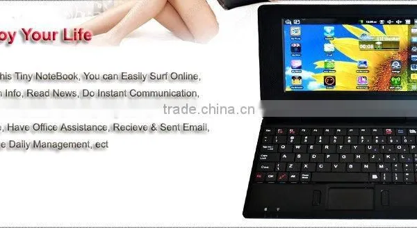 7inch Mini Gift Laptop With Android 4.2 512MB/4GB With Wifi Webcam Haier Laptop photo-3