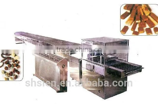 Depositing Full Automatic Chocolate Moulding Machine Line