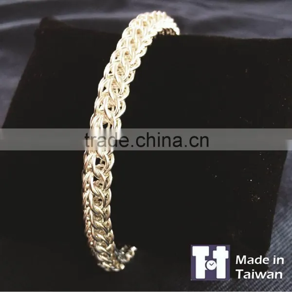 Fashion Charm Mens Persian 925 Sterling Silver Manual Bracelet Jewelry photo-2