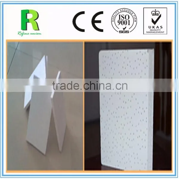 High Quality Heat Insulation Acoustic Mineral Fiber Ceiling Board photo-2
