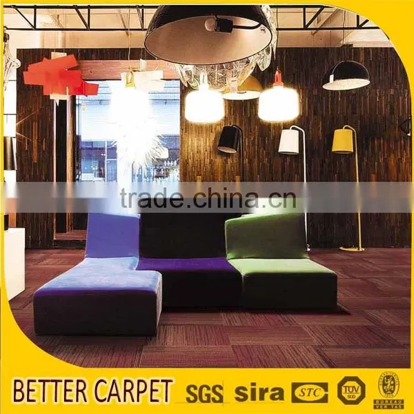 Classical Simple Color Brown 50x50cm Office Carpet Tile photo-4