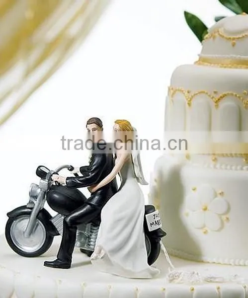 Popular Motorcycle Wedding Cake Topper