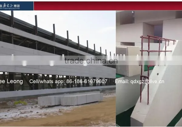 Professional Lightweight Prefabricated Concrete Wall Panels /aac Panel/alc With CE Certificate