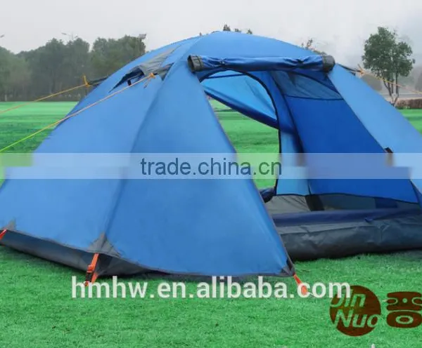 2 Person Double Layers Aluminum Pole Camping Tent photo-4