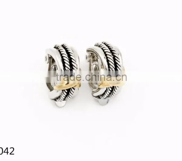 2016 Juyuan Double Color Plated Whole Sales Earrings photo-6