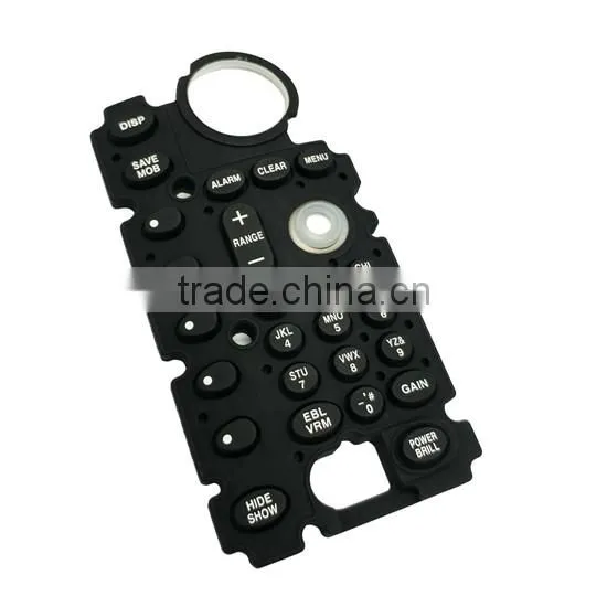 Laser Etched Silicone Keypad, Silicone, LED Backlight, Graphic Can be Shown by Using Laser Etching Technology photo-2