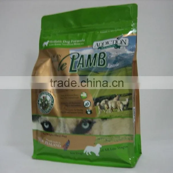 Customized Flat Bottom Gusset Animal Feed Packaging Bag photo-4