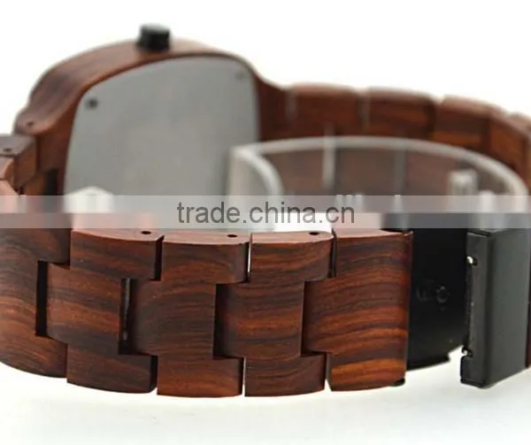 2016 High Quality Sandalwood Quartz Wooden Watches for Couple photo-4