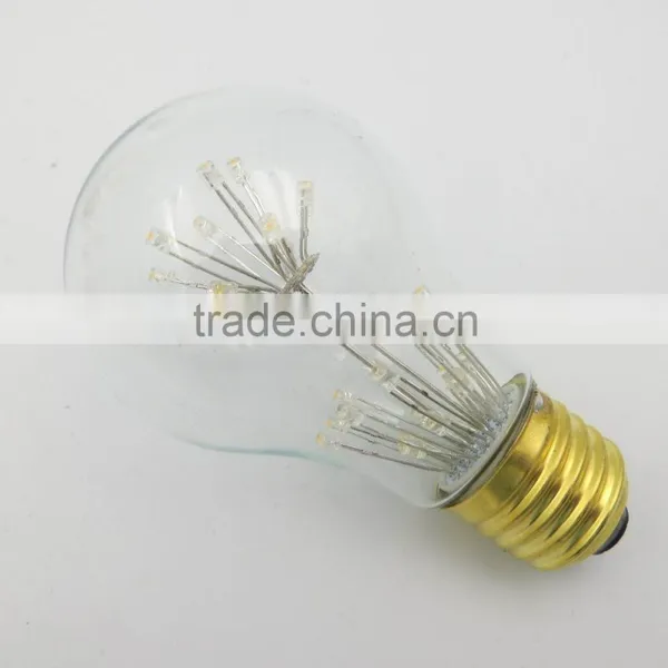 LED Fireworks Filament Light Edison Screw Vintage Globe Filament Light Bulb photo-5
