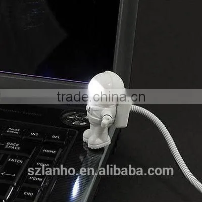 Fashion Design Foldable Astronaut Spaceman LED Night Lamp Eyes Protect Laptop USB Night Light