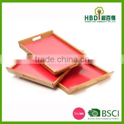 Hot Selling Bamboo Trays,Bamboo Breakfast Tray,Bamboo Food Tray photo-2