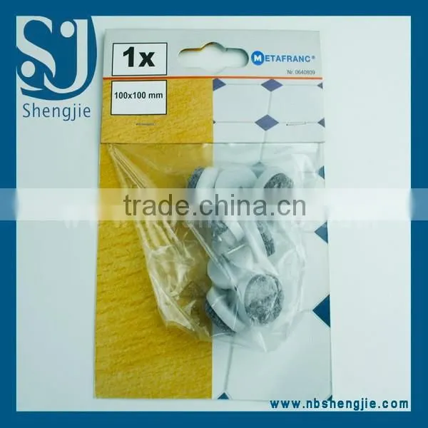 Trade Assurance Nail on Felt Pad Plastic Chair Glides for Carpet Glides/8Pcs Plastic Nails