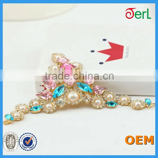 Fashion Factory Supply Wholesale Crystal Rhinestone Shoe Heel Decoration for Women photo-5