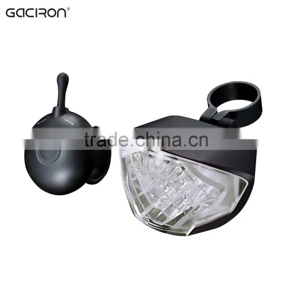 Gaciron Super Bright LED Cycling Safety Mountain Bike Turn Signal Tail Light With Electric Horn