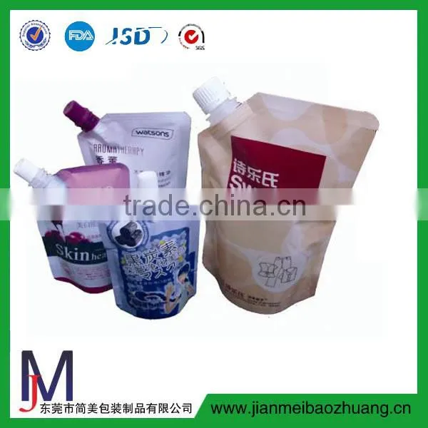 Customized Wash Powder Packageing Bag / Nylon Material Shape Bag / Nylon Spout Pouch for Detergent photo-2