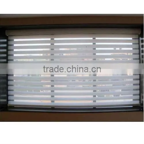 White Color Zebra Sheer Blinds