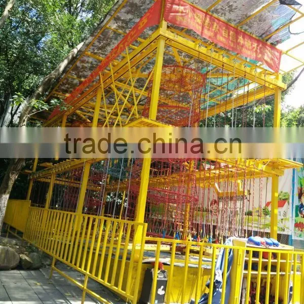 New Fashion Indoor Jungle Gym Playground, Ropes Playground Outdoor Climbing Frames photo-4