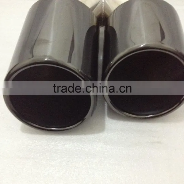 Most Popular Black Titanium Coated Universal Exhaust Tips/muffler Pipes