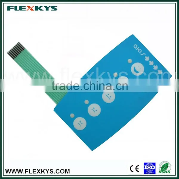 Metal Dome Embossing Key Tactile Feedback Led Membrane Switch photo-2
