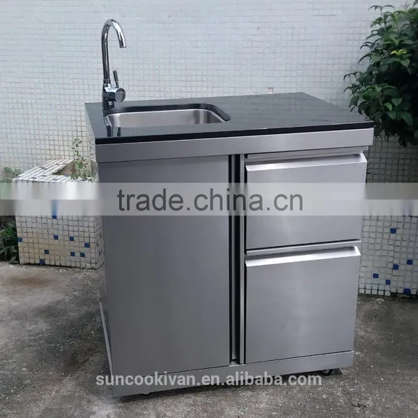 Sink Module, With Marble Stone Top