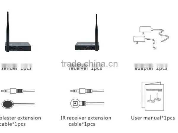 5.8g Wireless Hdmi Transmitter and Receiver With H.264 and IR Function Support Loop Out photo-6