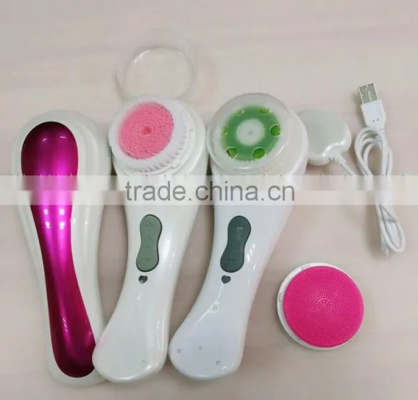 Sonic Waterproof Facial Cleansing Sonic Facial Brush Sonic Wireless Rechargeable Facial Cleansing Brush photo-2