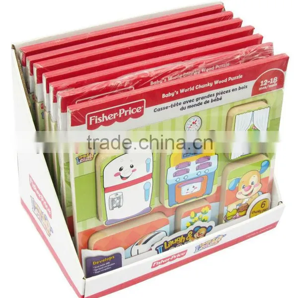 Wood Puzzle Toy Corrugated Paper Shadow Display Boxes photo-2