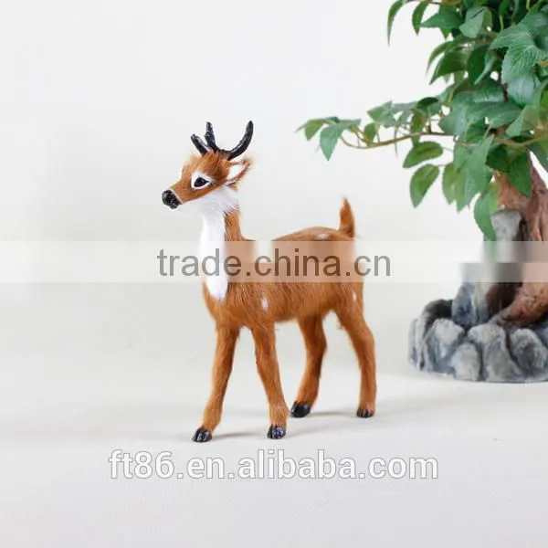 Unstuffed Animals Real Looking Deer Hanging Toy Miniature Deer photo-2