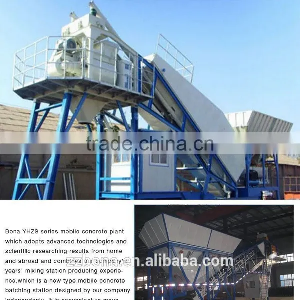 Used In Construction Projectmobile Batching Plant In Mexico photo-2
