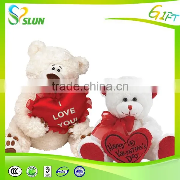 Valentine's Day Teddy Bear Plush Toy With Red Heart photo-4