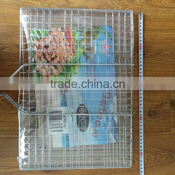 Wholesale Hot Sell High Quality Stainless Steel Big Size Bbq Grill With Long Handle for Bbq photo-3