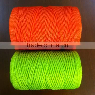 PE Twiested Twine Spool, Assorted Colors, 380D/21PLY-120PLY photo-2