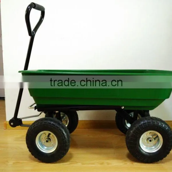 Garden Poly Dump Cart Wagon Wheelbarrow Yard Barrow photo-6