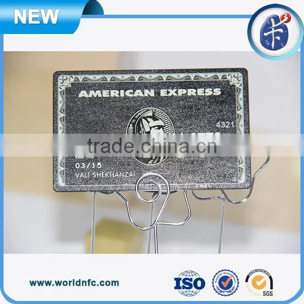 Free Samples Metal Magnetic Stripe Card With High Quality photo-2