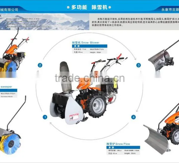 Multifuction garden machine(sweeper,snow blower,tiller...)