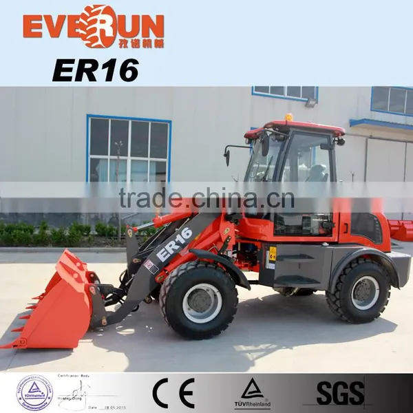 EVERUN Brand CE Approved ZL16 1.6TON Mini Wheel Loader photo-2