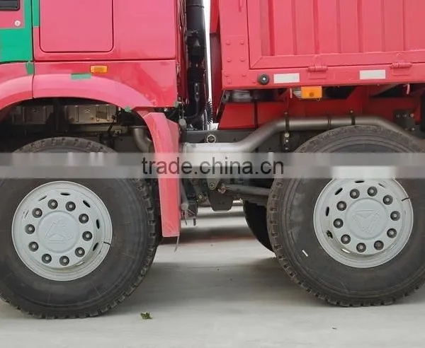 China Made Euro3 HOWO Drop Side Truck 290hp 8x4 photo-6