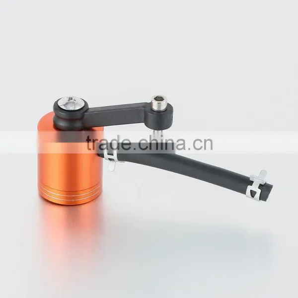 Orange Front Brake Clutch Tank Cylinder Fluid Oil Reservoir For Triumph Yamaha photo-2