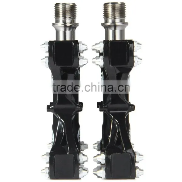 2PCS Kactus Mountain Bike MTB Flat Pedals Magnesium Titanium Axle CNC 3 Bearings Footrest BMX Ultra-light Pedal KTPD - 13T photo-5