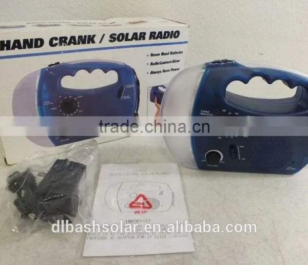Cheap Protable Am/fm Bands Portable Radio With Torch Solar Smart Radio Solar photo-2