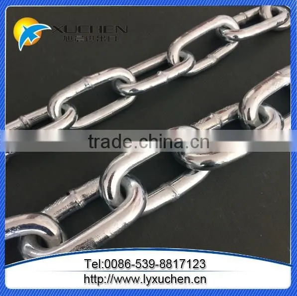 DIN5685A/C Steel Link Chain Factory Price Natural Color Link Chain photo-2